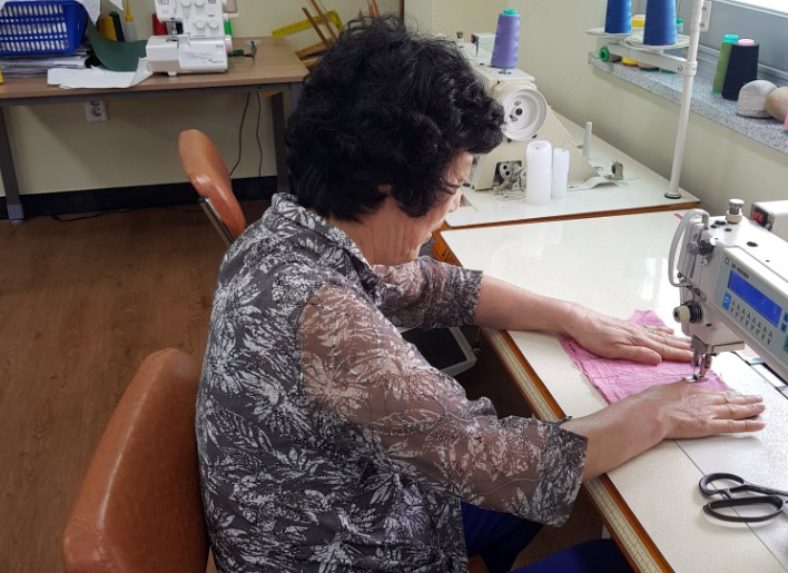 웰빙복지사업단 천연염색으로 가방/앞치마 만들기(5/11~5/18 총 4회... 사진